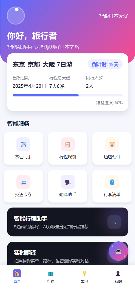 旅行首页